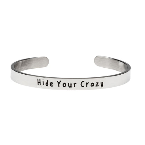 Hide Your Crazy - Bangle Bracelet Jewelry Malicious Women Candle Co. 