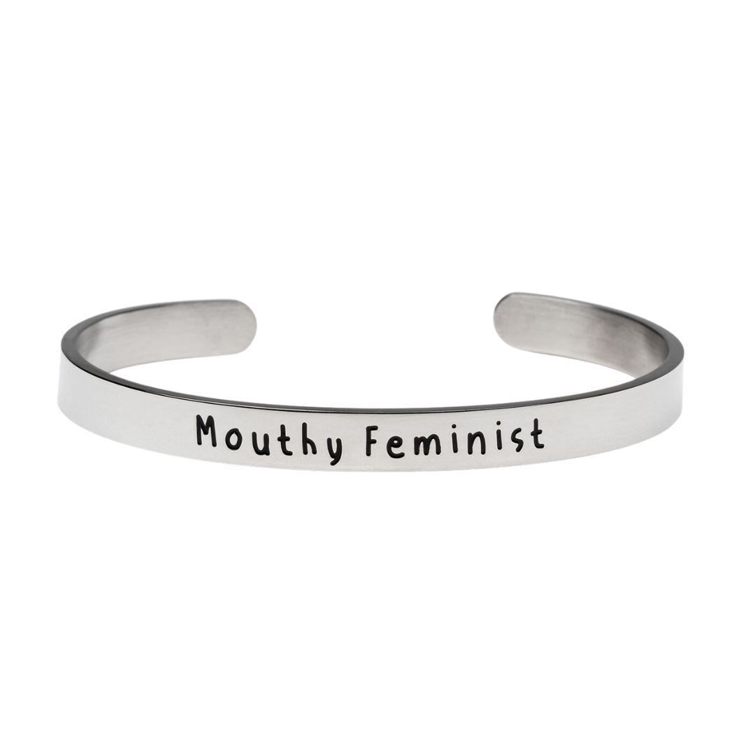 Mouthy Feminist - Bangle Bracelet Jewelry Malicious Women Candle Co. 