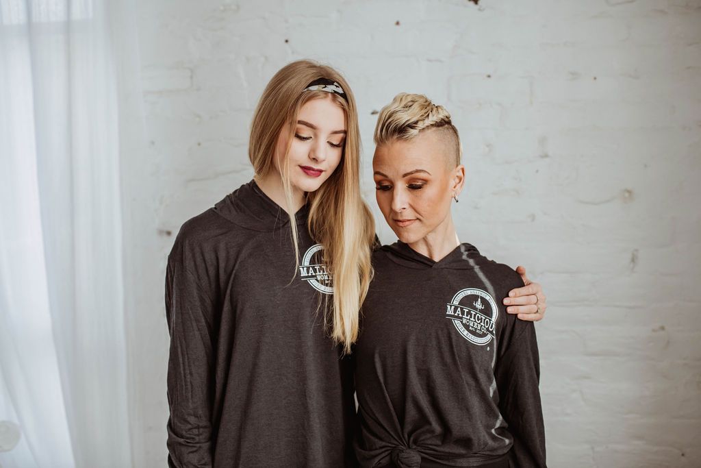 Witches Against Bullshit Long Sleeve Hooded T-Shirt - Malicious Women Co. - Apparel